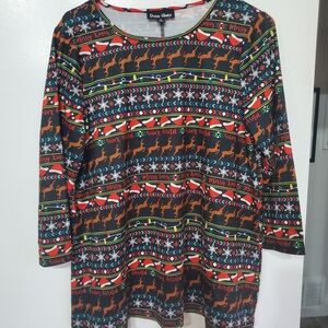 Dress Likee Festive Multicolor Tunic Top